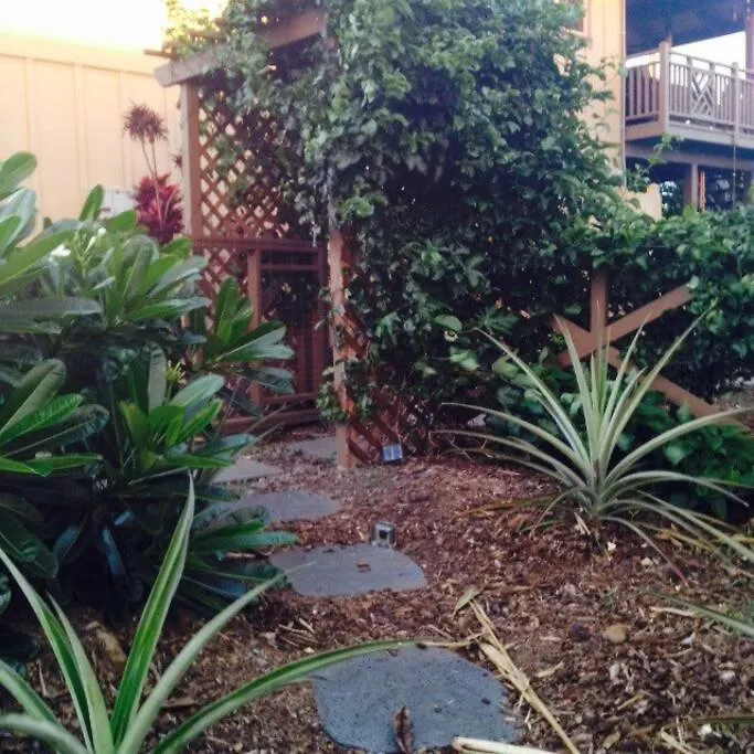 Apartment Garden Oasis At Banana Hale Studio Kawailiula